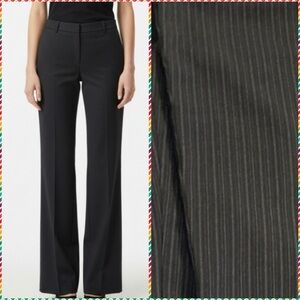 The Limited 10 Drew Fit Black Pinstripe Trousers
